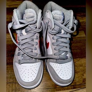 Nike Dunk High Retro SE Athletic Club Red Size 3.5Y